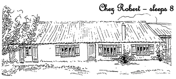 Etching of Chez Robert - Sleeps 8 people